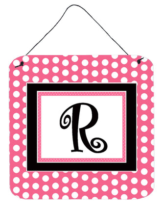 Caroline's Treasures Letter R Initial with Pink/Bl
