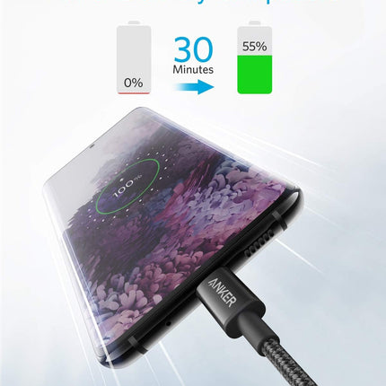 Anker USB C to USB C Cable, Type-C 60W Fast Charging Cable (6 FT, 5Pack) for iPhone 17 Series, iPad mini 6 and More (Black)