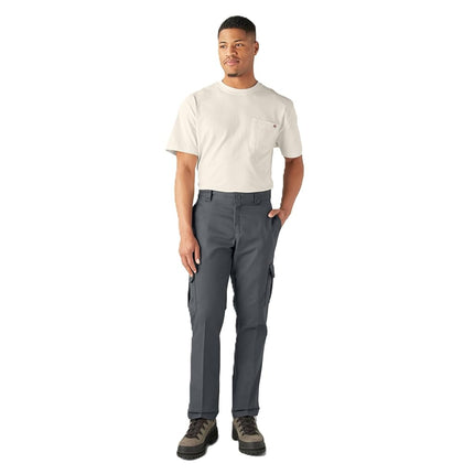 Dickies Men's Flex Regular Fit Cargo Pants, Charcoal, 36W x 30L