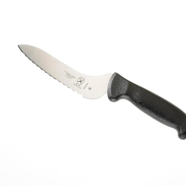 Mercer Culinary M18134BK Bread Knife, 6-Inch, Millennia Black
