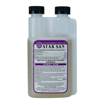 STAR SAN 473ml (16oz) Genuine Sanitizer for Surface Sanitation Starsan Home Brew