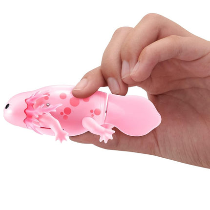 Pets Alive Swimming Axolotl - Pink - Dive Into An Enchanting World Of Underwater Fun With Pets Alive Swimming Axolotls! - Includes: 1 X Axolotl, 1 X Collector's Guide