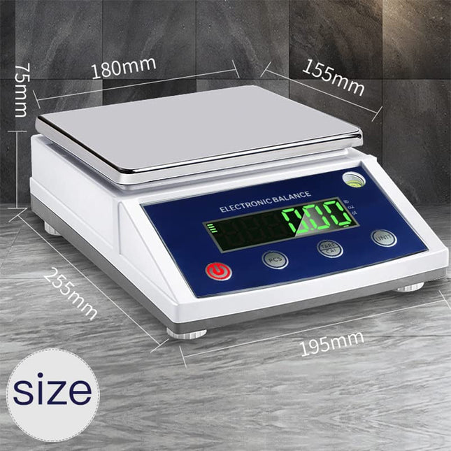 Precision Electronic Balance 2.2x0.00002 lb / 1000g x 0.01Gram | Lab Scale, Counting Scale, Scientific Gram Scale |for Laboratory, Jewelry, Industrial, Business