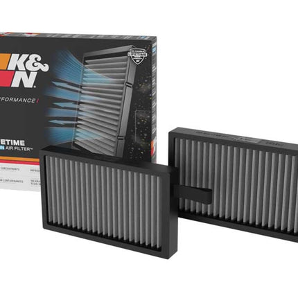 K&N Cabin Air Filter (2 pieces) compatible with Te