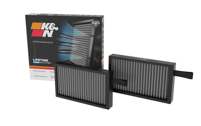 K&N Cabin Air Filter (2 pieces) compatible with Te
