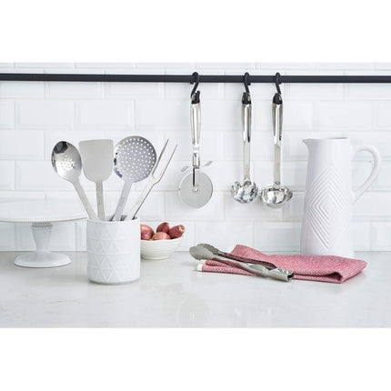 All-Clad T112 Stainless Steel 12-Inch Locking Tongs Kitchen Tool, 12-Inch, Silver