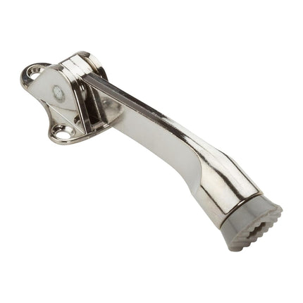 National Hardware N184-275 V238 Kickdown Door Stop in Chrome,4 Inch
