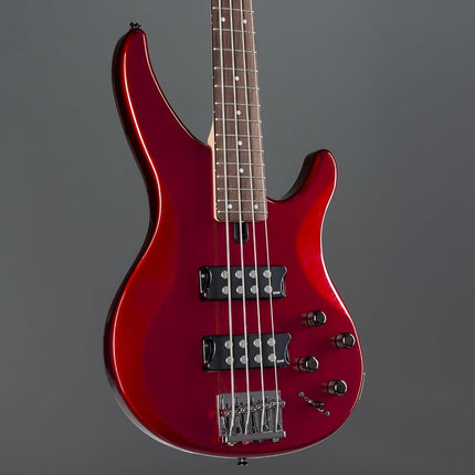 Yamaha TRBX304 CAR 4-String Electric Bass Guitar,Candy Apple Red