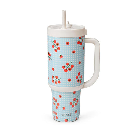 Ello Oasis 40oz Tumbler with Handle & Retracting S