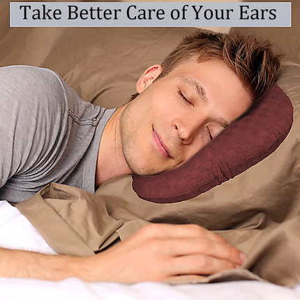 Wuronsa Ear Piercing Pillow with Hole for Cartilage Piercings, CNH Support