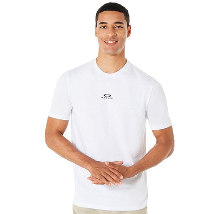 Oakley Men's Bark New Ss Shirt, White, Large
