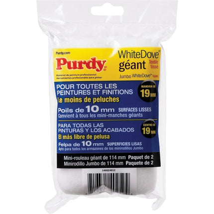 Purdy 140624012 Roller Sleeve, White, Pack of 2