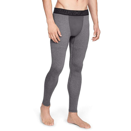 Under Armour Mens ColdGear Leggings - Charcoal / / Black - MD