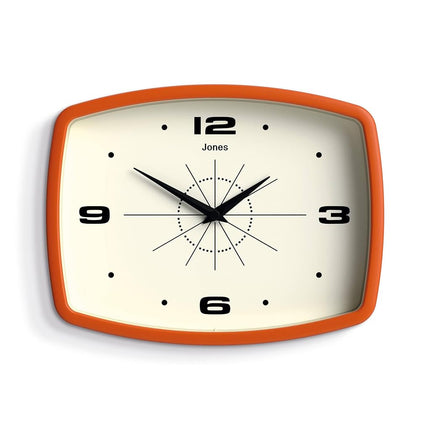 JONES CLOCKS® Movie wall Clock | Rectangular Retro