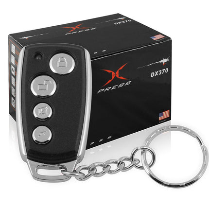 XO Vision DX382 Universal Car Alarm System with Two 4-Button Remotes