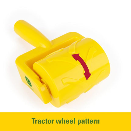 JOHN DEERE 46510 15" Big Scoop Dump Truck Sandbox Toy with Sand Tools, Green, Frustration Free Packaging