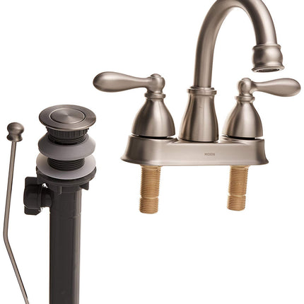Moen WS84667SRN Caldwell Two-Handle Bathroom Fauce