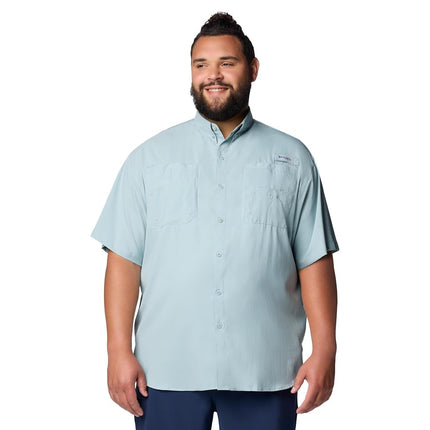 Columbia Men's Tamiami 2 Short Sleeve Shirt, Short Sleeve Shirt, Crushed Blue, XS
