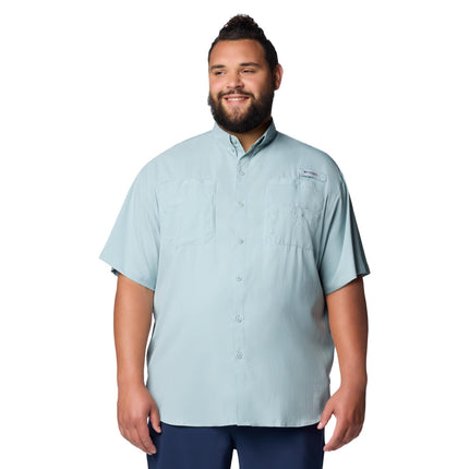 Columbia Men's Tamiami 2 Short Sleeve Shirt, Short Sleeve Shirt, Crushed Blue, XS