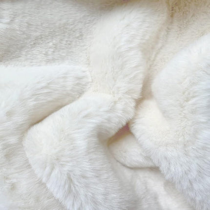 ORINOVA White Washable Furry Area Rug Runner Faux Bunny Fuzzy Fur Rugs for Bedroom Living Room 60x180cm Rug Runners for Hallways Room Decor