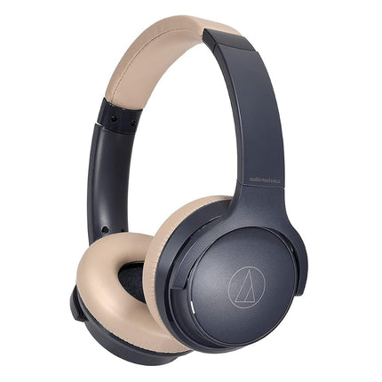 Audio-Technica ATH-S220BTNBG Wireless Headphones - Navy/Beige