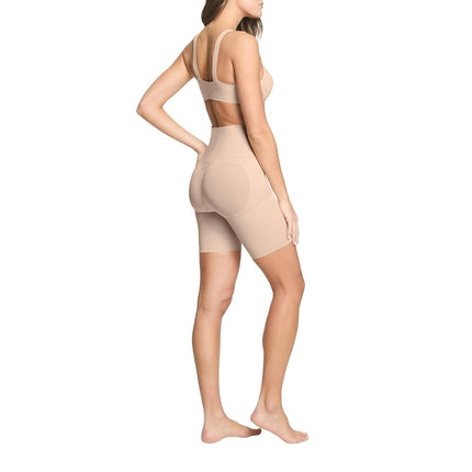 Spanx Assets Mid-Thigh Short - Seamless Shapewear- Ultra-Firm Compression - Comfortable Thigh & Tummy Control - Naked - 2X
