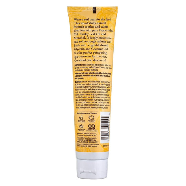 Burt's Bees Peppermint Foot Lotion, 3.38-Ounce Tubes [Health and Beauty]