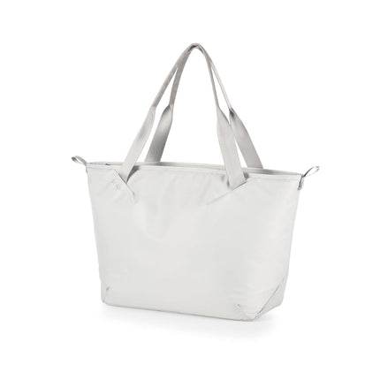 Sac isotherme ONIVA Tarana fabriqué à partir de matériaux recyclés, sac isotherme souple, glacière pique-nique recyclée, (Gris Halo)