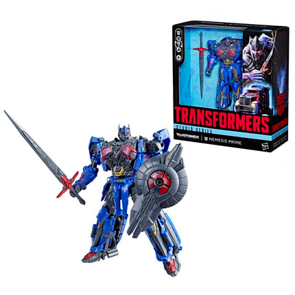 Transformers Studio Series The Last Knight Nemesis Prime, Leader Class 8.5-Inch Converting Action Figure, Robot Toys for Ages 8+