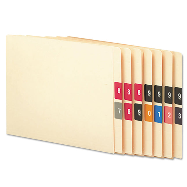 Smead DCC Color-Coded Numeric Label, 0-9, Label Ro