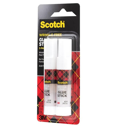 Scotch 3M Wrinkle-Free Glue Sticks 2/Pkg.27oz