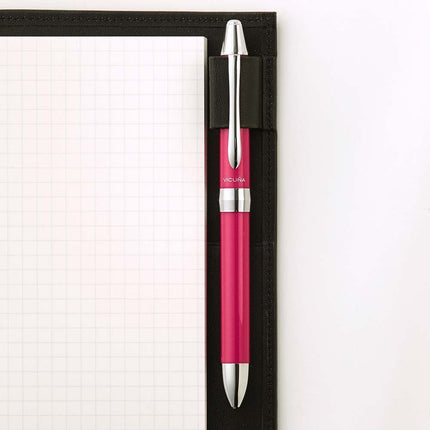 Pentel Multi Function Pen Vicuna EX, Fine Ballpoint Pen and 0.5mm Mechanical Pencil, Pink (BXW1375P)