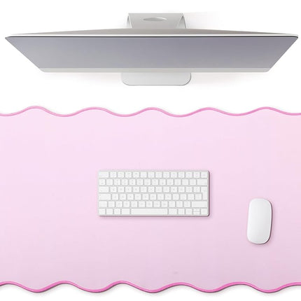 Hahafelt Scalloped Desk Mat Large Scalloped Piping
