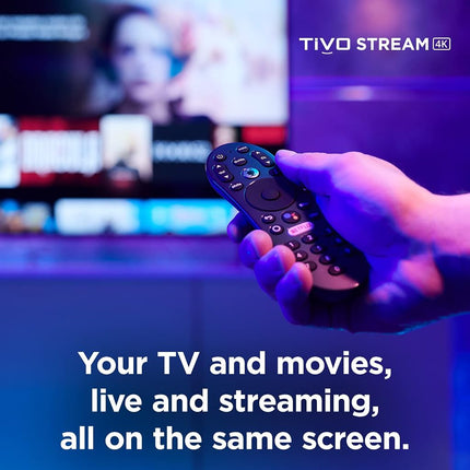 TiVo Stream 4K – Every Streaming App and Live TV on One Screen – 4K UHD, Dolby Vision HDR and Dolby Atmos Sound – Powered by Android TV – Plug-In Smart TV