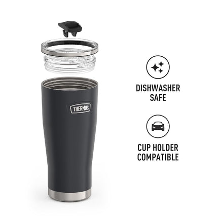 Granite-24 oz Stainless Steel Tumbler w/Slide Lock Lid