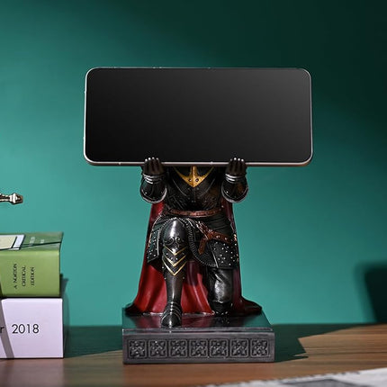 Knight Pen Holder Desk Organizer Office Decor Letter Opener for Desk Iron