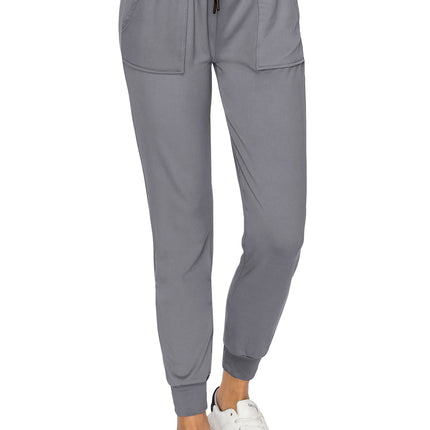 Pantalones de chándal deportivos para mujer ALWAYS - Suaves, elásticos, ligeros, con cordones y bolsillos oblicuos, color carbón, talla XL