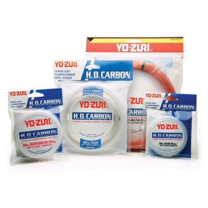 Yo-Zuri H.D. Carbon Fluorocarbon Leader Line, Clea