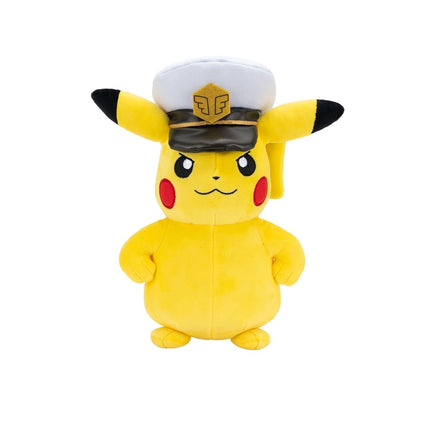 Pokémon Captain Pikachu Plush - 8-Inch Soft Plush 