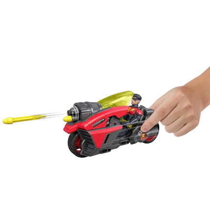Mattel DC Premier 6.5in Robin Figure & Cycle Vehicle