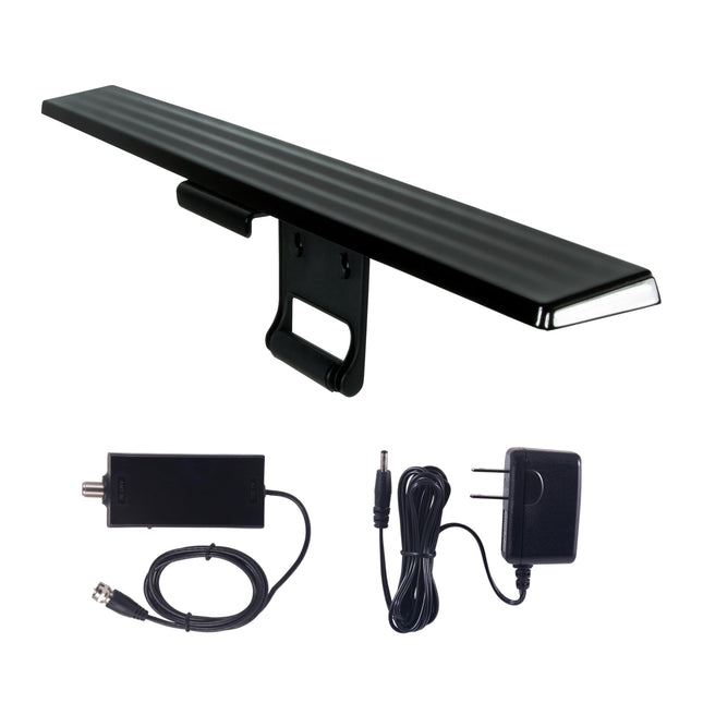 GE Amplified HD TV Antenna, Easy Mount to Top of T