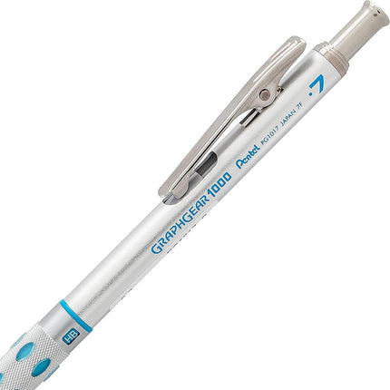 Pentel GraphGear 1000 Mechanical Pencil - Automatic Drafting Pencil - 0.7mm Lead Size - Includes 50 Lead Refills & 4 Eraser Refills