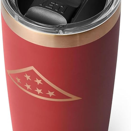 YETI Rambler 30 oz Tumbler, Stainless Steel, Vacuum Insulated with MagSlider Lid, Rescue Red