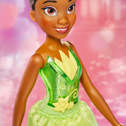 Disney Princess Royal Shimmer Tiana Doll, Fashion Doll with Skirt and Accessories, Toy for Kids Ages 3 and Up