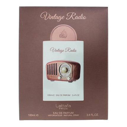 Vintage Radio by Lattafa for Unisex - 3.4 oz EDP Spray