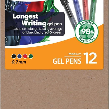 BIC Cristal Gel Pens Medium Point (0.7 mm) Ultra S