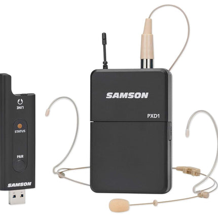 Samson XPD2 Headset Microphone - USB Digital Wireless System