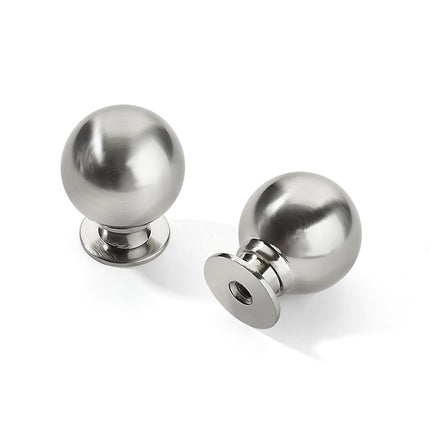 CABDM 20 Pack 1 Inch Vintage Ball Brushed Nickel C
