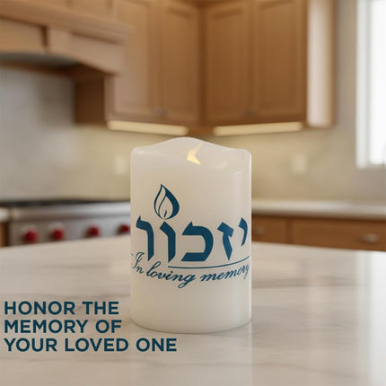 Rite Life Rite Lite CYW-1 2.5 in. LED Flameless Yizkor Memorial Candle - Pack of 6