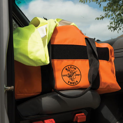 Duffel Bag, Water Resistant Lineman Bag with Mesh Panels and Drain Holes Can Carry Like a Backpack Klein Tools 5216V